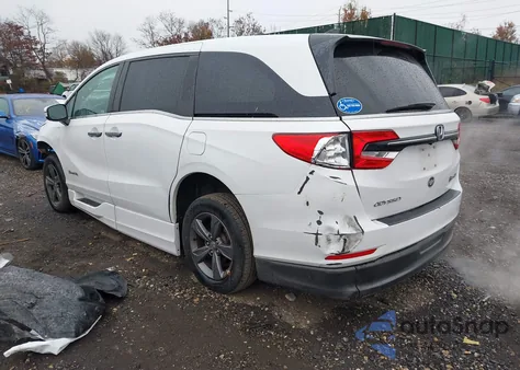 2021 Honda Odyssey Ex from USA, damaged, VIN 5FNRL6H58MB036303